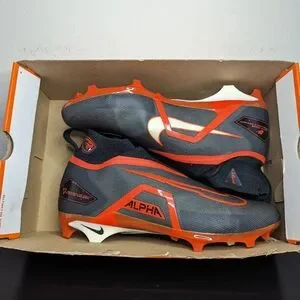Nike Alpha Menace Elite 3 Size 15 Wide SMU PE Black Orange OSU Beavers Cleats Nike Alpha Menace Elite SMU P Team Issued Orange Size 15 OSU  main image 3